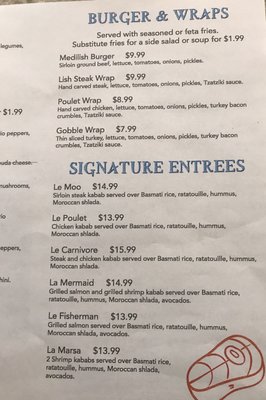 Menu photo 4 Medilish Mediteranean Grill Wesley Chapel, FL