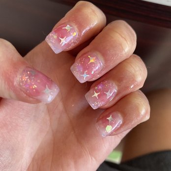 Nail Place - First set of nails with design - Nail Salons Near Me - Orlando, Florida