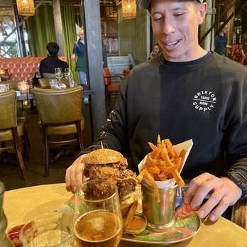 Bill's - Double Chicken with sweat potato chips! - British Near Me - Brighton, BNH