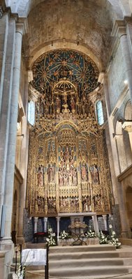 Old Cathedral of Saint Mary of Coimbra by null