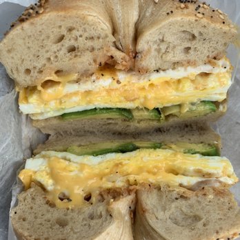 Bagel Loops - Delicious!! Triple egg cheese and avocado on a whole wheat everything - Bagels Near Me - Wayne, New Jersey Bagel Loops - Delicious!! Triple egg cheese and avocado on a whole wheat everything - Bagels Near Me - Wayne, New Jersey