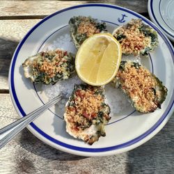 Clark's Oyster Bar - Rockefeller oysters