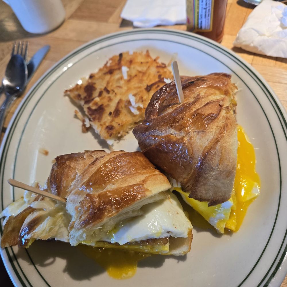 Le Croissant - Breakfast sandwich on flaky croissant - Breakfast & Brunch Near Me - San Rafael, California Le Croissant - Breakfast sandwich on flaky croissant - Breakfast & Brunch Near Me - San Rafael, California