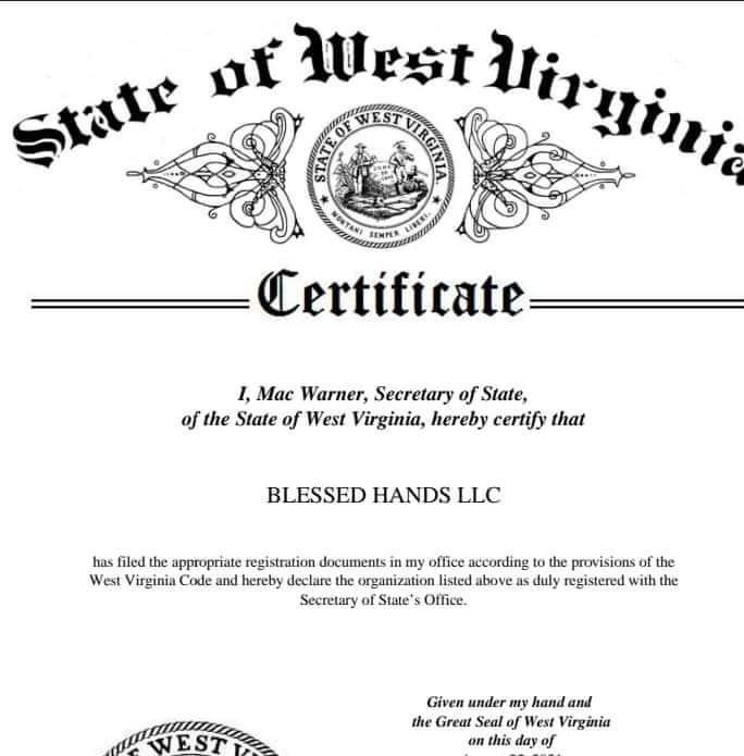 Slide of Blessed Hands