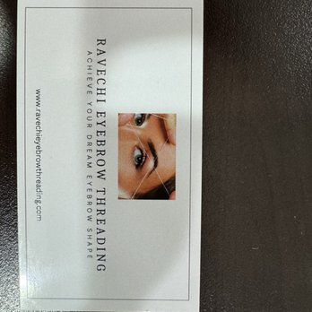 Ravechi Eyebrow Threading - Business card - Eyebrow Services Near Me - Las Vegas, Nevada Ravechi Eyebrow Threading - Business card - Eyebrow Services Near Me - Las Vegas, Nevada