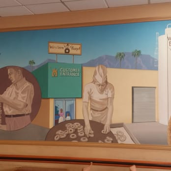 Western Bagel - I really like the mural! - Bagels Near Me - Burbank, California Western Bagel - I really like the mural! - Bagels Near Me - Burbank, California