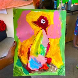 Unicoi Studio - Students learn the power of color while at Unicoi Art Studio