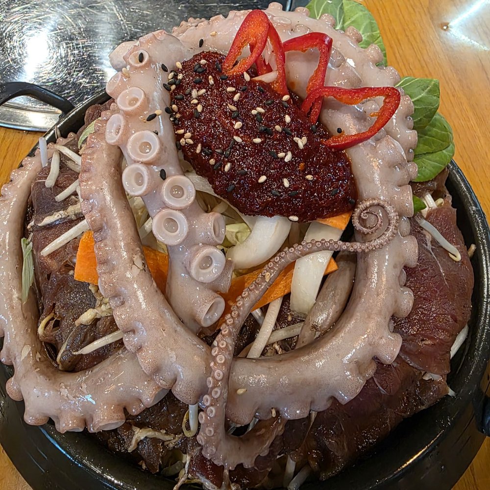 King Pocha - Spicy ctopus soup! - Korean Near Me - Los Angeles, California King Pocha - Spicy ctopus soup! - Korean Near Me - Los Angeles, California