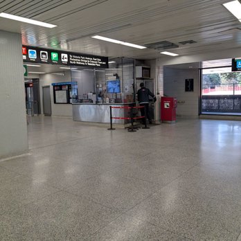Victoria Park Subway Station - TTC staffer at the fare and information area - Public Transportation Near Me - Toronto, Ontario Victoria Park Subway Station - TTC staffer at the fare and information area - Public Transportation Near Me - Toronto, Ontario