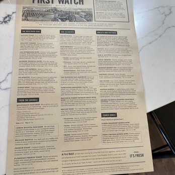 First Watch - Breakfast & Brunch Near Me - Charlotte, North Carolina First Watch - Breakfast & Brunch Near Me - Charlotte, North Carolina