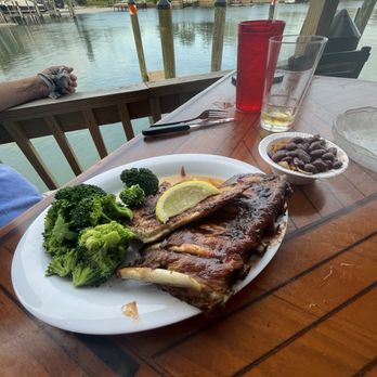 The Wharf - Chicken and ribs with broccoli - Seafood Near Me - St Pete Beach, Florida The Wharf - Chicken and ribs with broccoli - Seafood Near Me - St Pete Beach, Florida