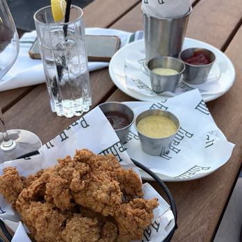 Pine Hall - Boneless Fried Chicken French Fries; lemonade - Cocktail Bars Near Me - Detroit, Michigan Pine Hall - Boneless Fried Chicken French Fries; lemonade - Cocktail Bars Near Me - Detroit, Michigan