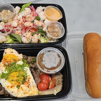 NEP Cafe - Banh Mi Chao - Filet Mignon, shrimp salad - Breakfast & Brunch Near Me - Irvine, California NEP Cafe - Banh Mi Chao - Filet Mignon, shrimp salad - Breakfast & Brunch Near Me - Irvine, California
