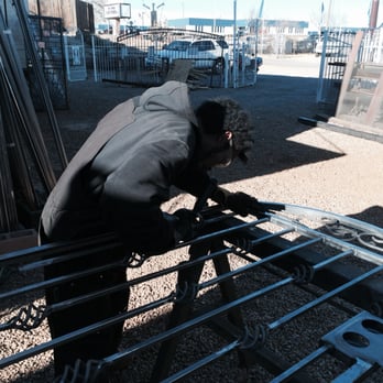 Rio Rancho Iron Works - Custom built gate in progress. - Fences & Gates Near Me - Rio Rancho, New Mexico