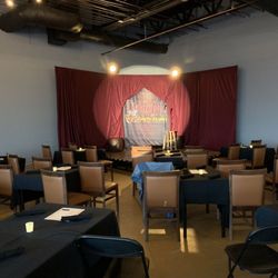 The comedy club.