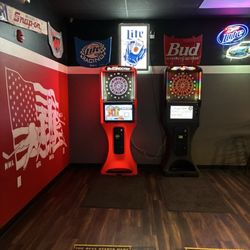 Electric dart boards... And they have Dart Leagues..