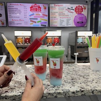 Daquiri Cafe - Dirty Harry Daquiris and Syringe Shots - Cafes Near Me - Rosharon, Texas