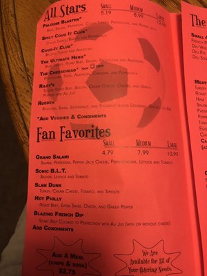Menu photo 2 Heros N Sports Pullman, WA Menu photo 2 Heros N Sports Pullman, WA