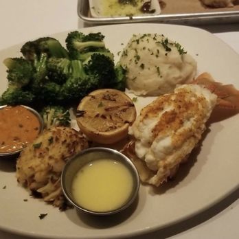 Bonefish Grill - Crab Cake & Lobster Tail - Seafood Near Me - Indianapolis, Indiana Bonefish Grill - Crab Cake & Lobster Tail - Seafood Near Me - Indianapolis, Indiana
