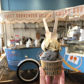 Sweet Surrender Gelato - Pistachio and earl gray - Desserts Near Me - Richmond, British Columbia Sweet Surrender Gelato - Pistachio and earl gray - Desserts Near Me - Richmond, British Columbia
