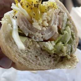 You're getting awfully close to my turkey sandwich.