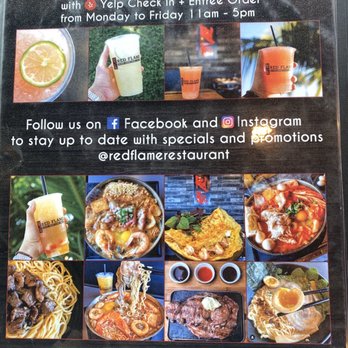 Red Flame - Menu - Hot Pot Near Me - Artesia, California