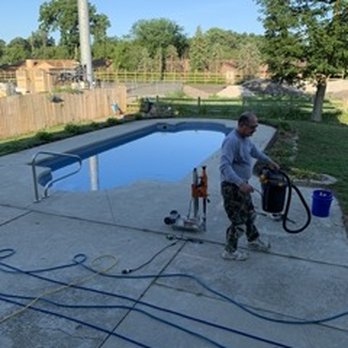Midwest Pool Safety Barriers - Pool area before safety fence installation. - Pool & Hot Tub Service Near Me - Sylvania, Ohio