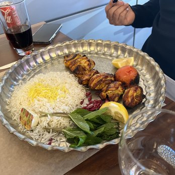 Caspian Restaurant - 24. Chicken Kabob - Mediterranean Near Me - Mountain View, California Caspian Restaurant - 24. Chicken Kabob - Mediterranean Near Me - Mountain View, California