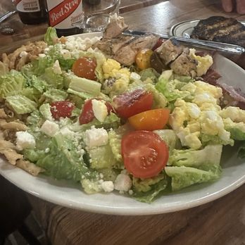 Hayward House Bistro - HUGE cobb salad with grilled chicken - Breakfast & Brunch Near Me - Tallahassee, Florida Hayward House Bistro - HUGE cobb salad with grilled chicken - Breakfast & Brunch Near Me - Tallahassee, Florida