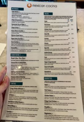 Menu photo 4 Cabo Northbrook, IL