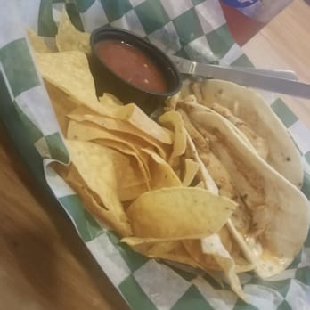 Beef 'O' Brady's - Tacos after in assembled them and removed the lettuce I ordered them without - Pubs Near Me - St. Petersburg, Florida