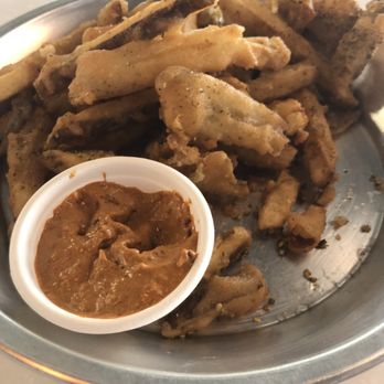 Beet Box - Fries. The best fries. And whatever that dip sauce is, I'd like it in a bucket next time. Yum!!! - Middle Eastern Near Me - Columbia, Missouri