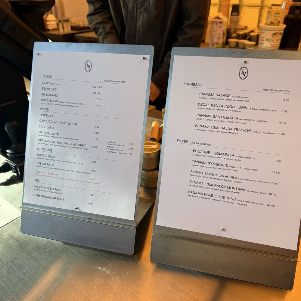 Loquat - Menu as of January 2026 - Coffee & Tea Near Me - Los Angeles, California Loquat - Menu as of January 2026 - Coffee & Tea Near Me - Los Angeles, California