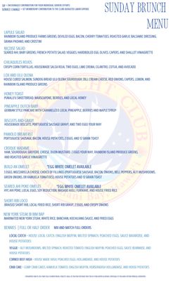 Menu photo 2 Hilo Yacht Club Hilo, HI