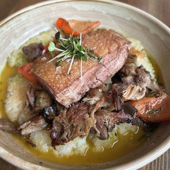 The Bison Restaurant - Duck - Canadian (New) Near Me - Banff, Alberta