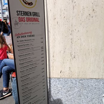 STERNEN GRILL - The Menu - Barbeque Near Me - Zürich, ZH