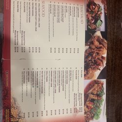 Bai Bua Thai Restaurant & Cafe - Menu