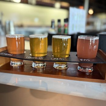 Black Hawk Brewery - Flights---they definitely have a great selection. - American Near Me - Prosper, Texas Black Hawk Brewery - Flights---they definitely have a great selection. - American Near Me - Prosper, Texas