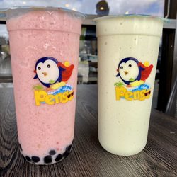 Pengo Drink Station - 05.01.23 Strawberry Banana and Avocado Creamy smoothies