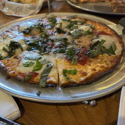 Gluten-free 12" Margherita. Gluten-free 12" Margherita.
