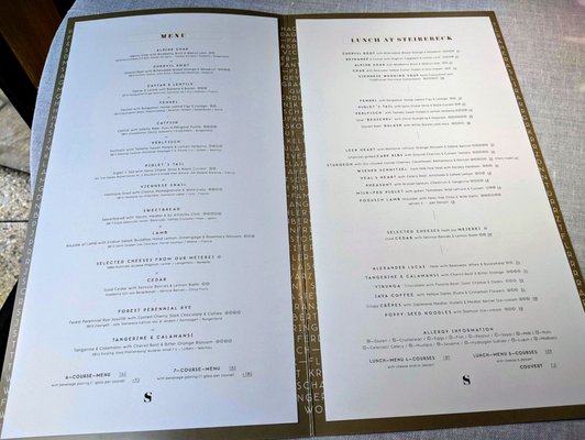 Menu photo 7 Steirereck Vienna, 9