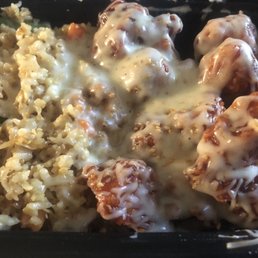 Dak Kangjung with cheese