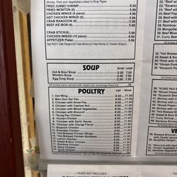 Kim Van Restaurant - Menu