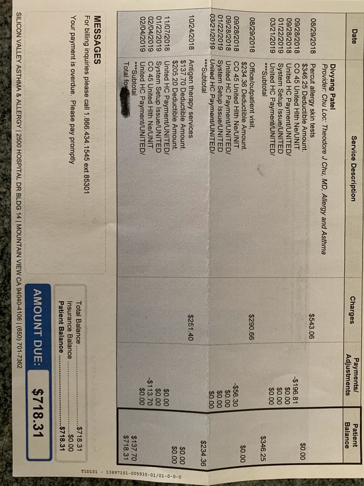 SILICON VALLEY ALLERGY AND ASTHMA Allergists at 2500 Hospital Dr
