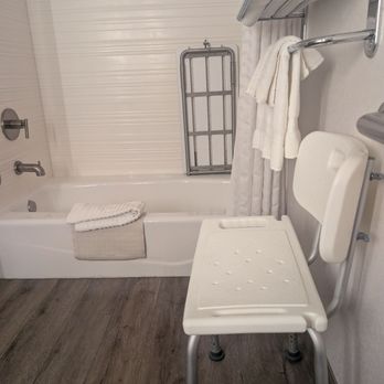 The Hanford Hotel - They added a shower chair as per our request in lieu of the handicap room not available - Hotels Near Me - Hanford, California