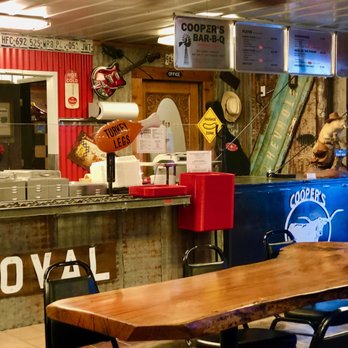 Cooper's Bar-B-Q - This is the entrance.  Very cool and colorful! - Barbeque Near Me - Christoval, Texas