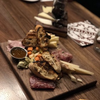 LouVino - Charcuterie board (wine flight in back) - Southern Near Me - Indianapolis, Indiana