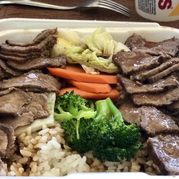 Satomi - Teriyaki beef plate. Good quality meat and tasty. You get a lot. I would get it again. - Japanese Near Me - Tracy, California Satomi - Teriyaki beef plate. Good quality meat and tasty. You get a lot. I would get it again. - Japanese Near Me - Tracy, California