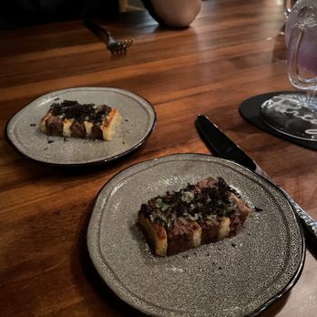 Partage - Signature Course: Oxtail Croque Monsieur with truffle - French Near Me - Las Vegas, Nevada