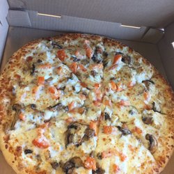 Big Daddy's Pizza - When we first met, big daddy's Alfredo pizza.